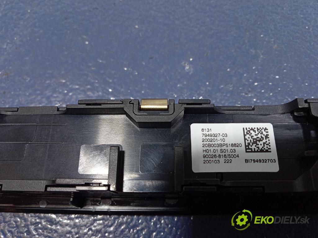 Bmw X6 2020 Přepínač Radio Navigace 7949327