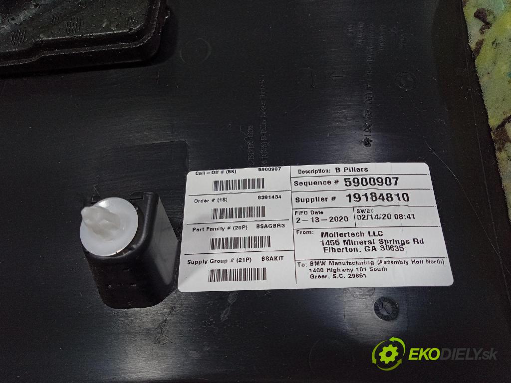 Bmw X6 2020 kryt Plast: Interiéry: 7434280