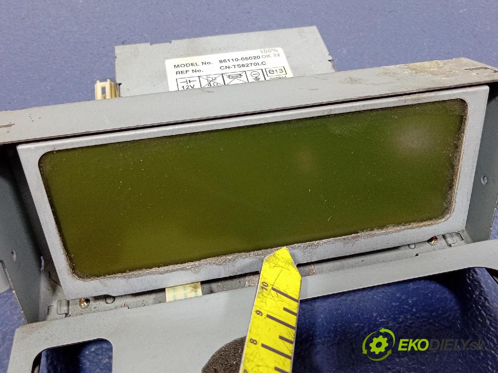 Toyota Avensis 2003 displej Radio / GPS 86110-05020