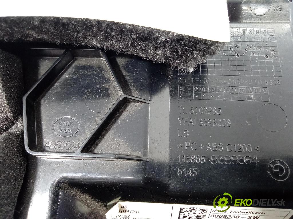 Bmw X6 2020 kryt Plast: Interiéry: 9399364