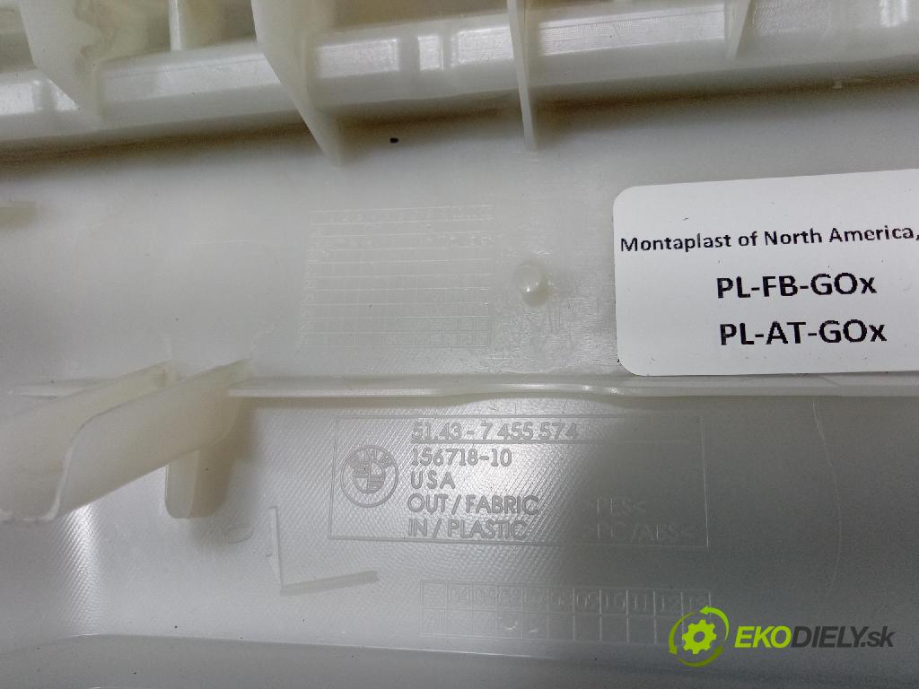 Bmw X6 2020 kryt Plast: Interiéry: 7455574