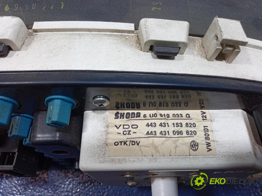 Skoda Felicia 1998 Přístrojová deska 6U0919033G
