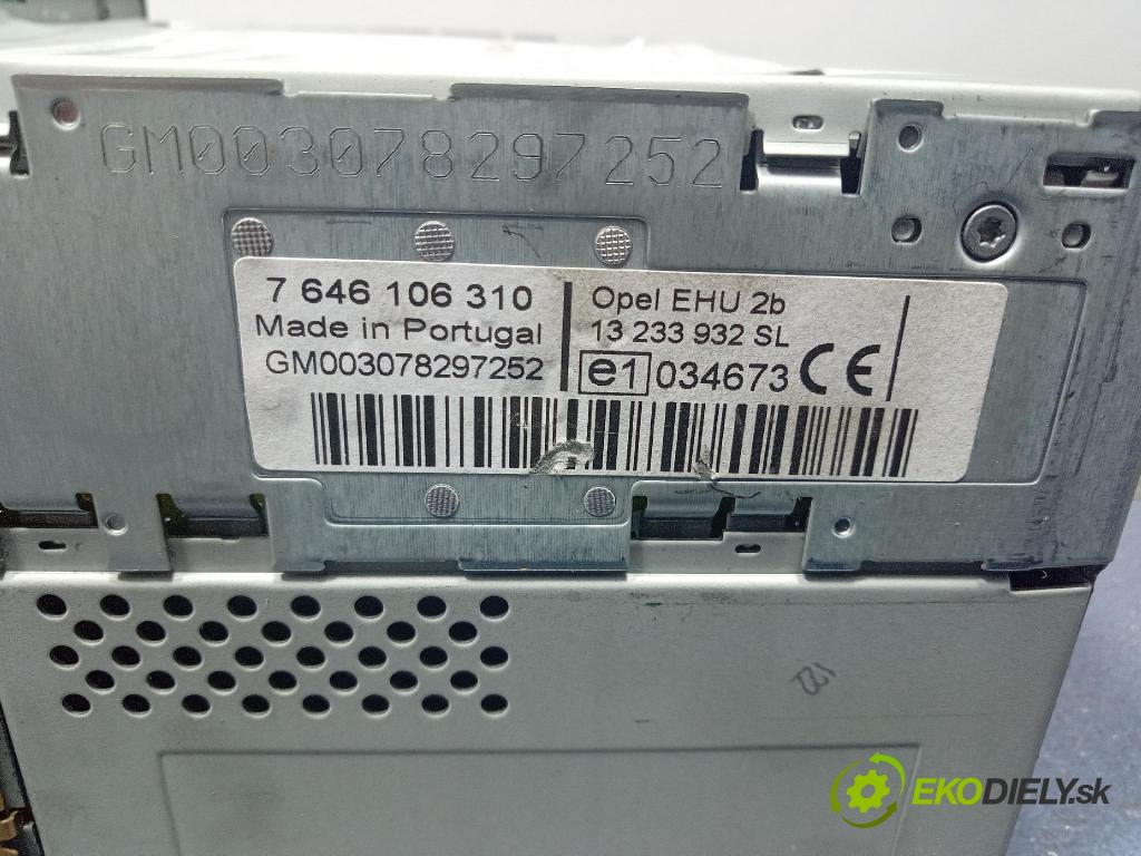 Opel Vectra 2007 Radio I Navigace: 13233932