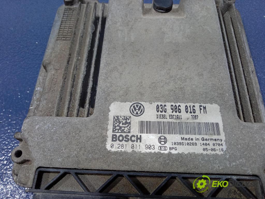 Vw Jetta 2005 řídící jednotka Motor: 03G906016FM