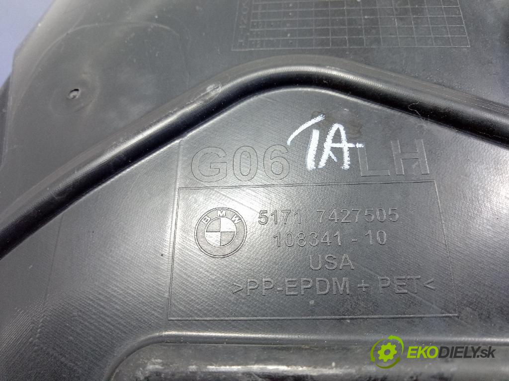 Bmw X6 2020 blatník: Plastický před 7427505