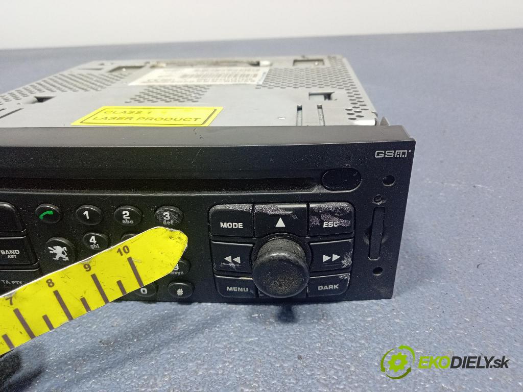 Peugeot 807 2003 Radio I Navigace: 14966390XT