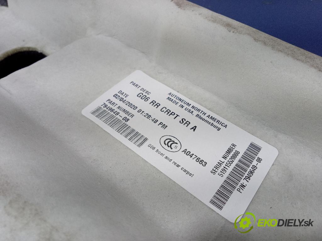 Bmw X6 2020 koberec do auta 7949649