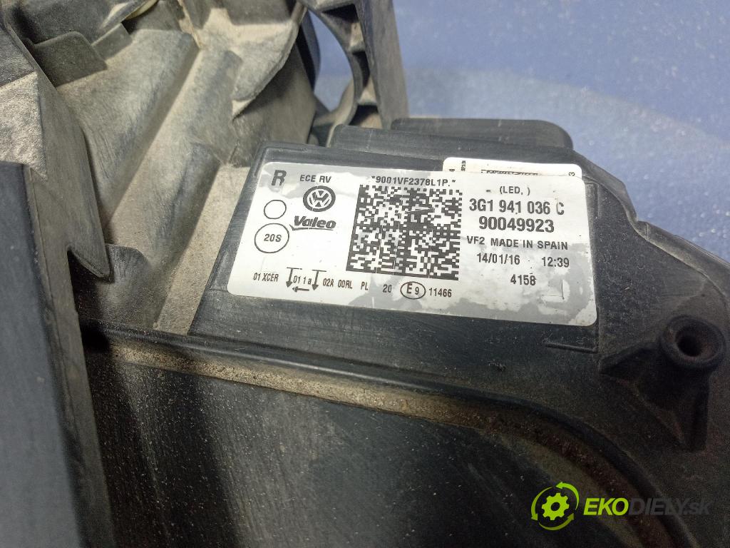 Vw Passat 2016 světlo v pravo: 3G1941036C