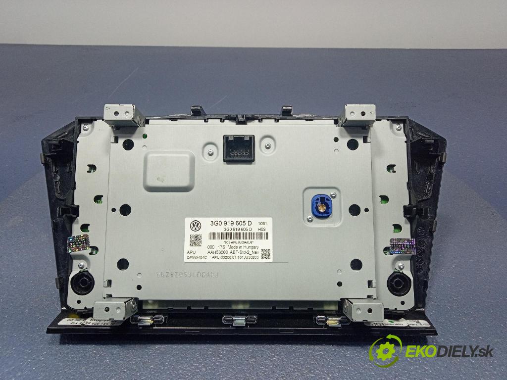 Vw Passat 2016 displej Radio / GPS 3G0919605D