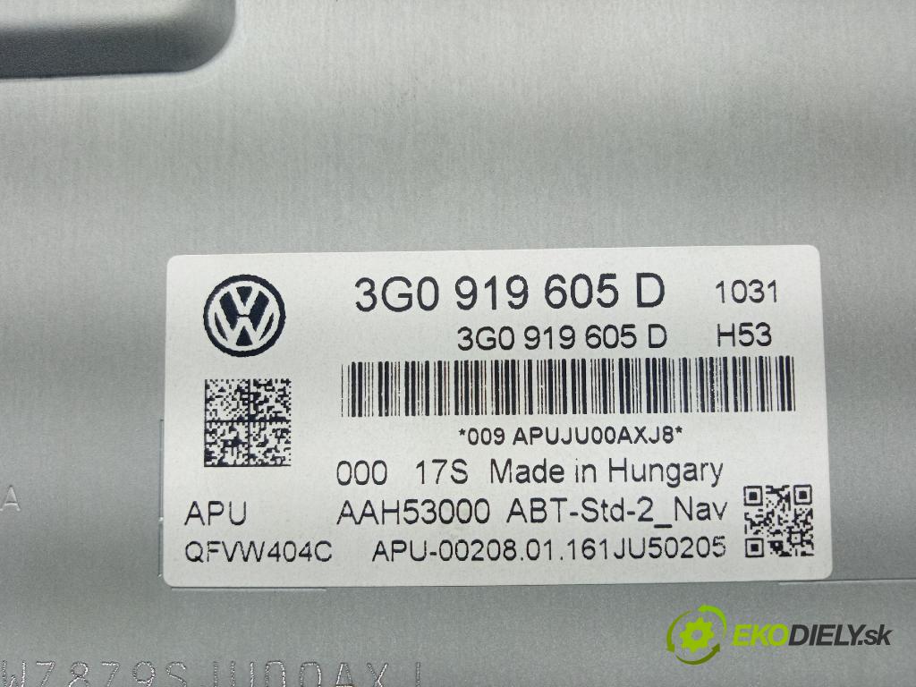 Vw Passat 2016 displej Radio / GPS 3G0919605D