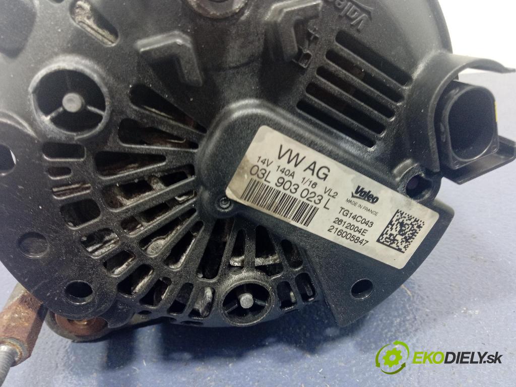 Vw Passat 2016 Alternator 03L903023L