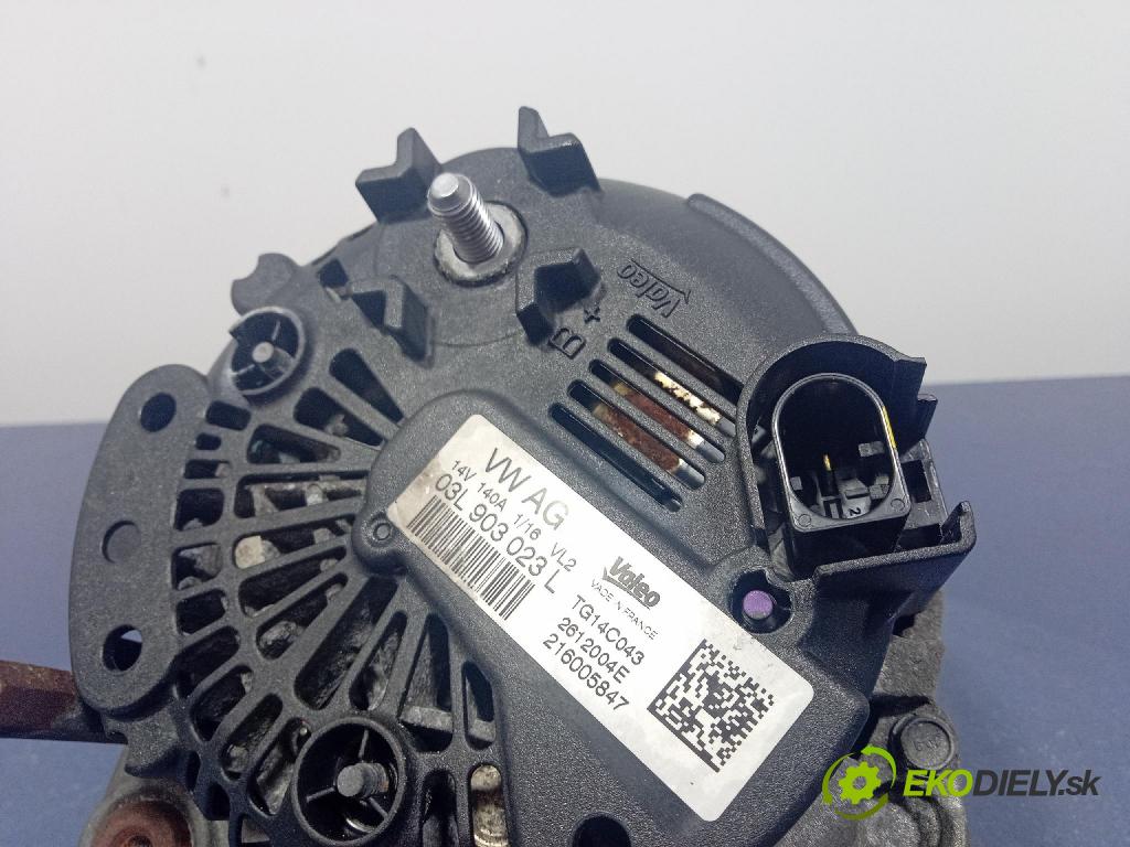 Vw Passat 2016 Alternator 03L903023L