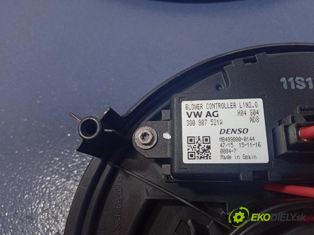 Vw Passat 2016 ventilátor Vzduch: 3Q1819021A