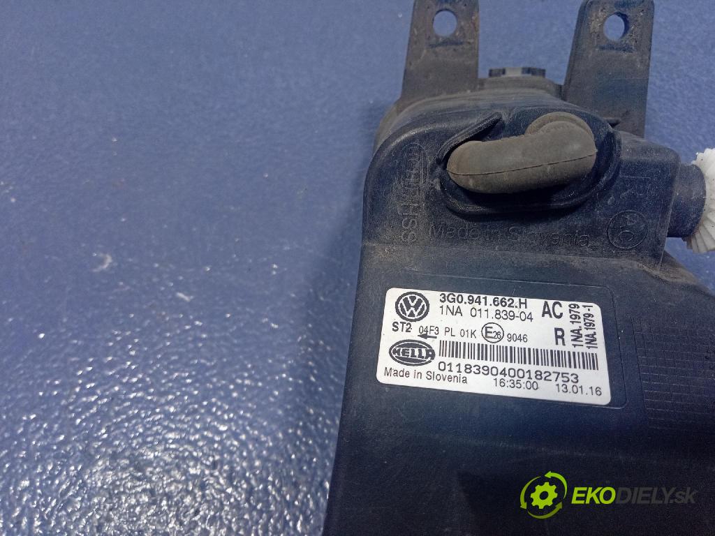 Vw Passat 2016 Halogen v pravo: 3G0941662H