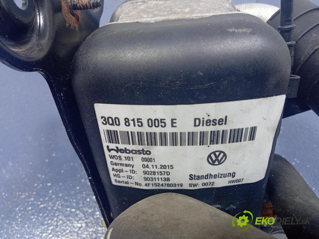 Vw Passat 2016 Webasto 3Q0815005E
