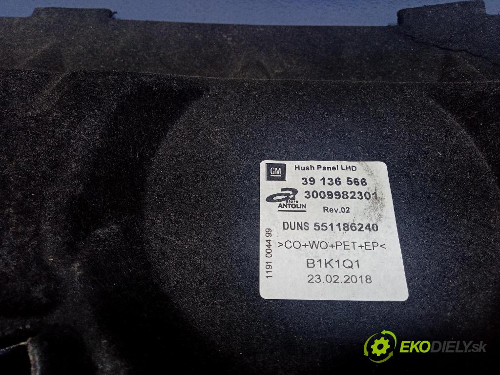 Opel Insignia 2018 zvuková izolace 39136566