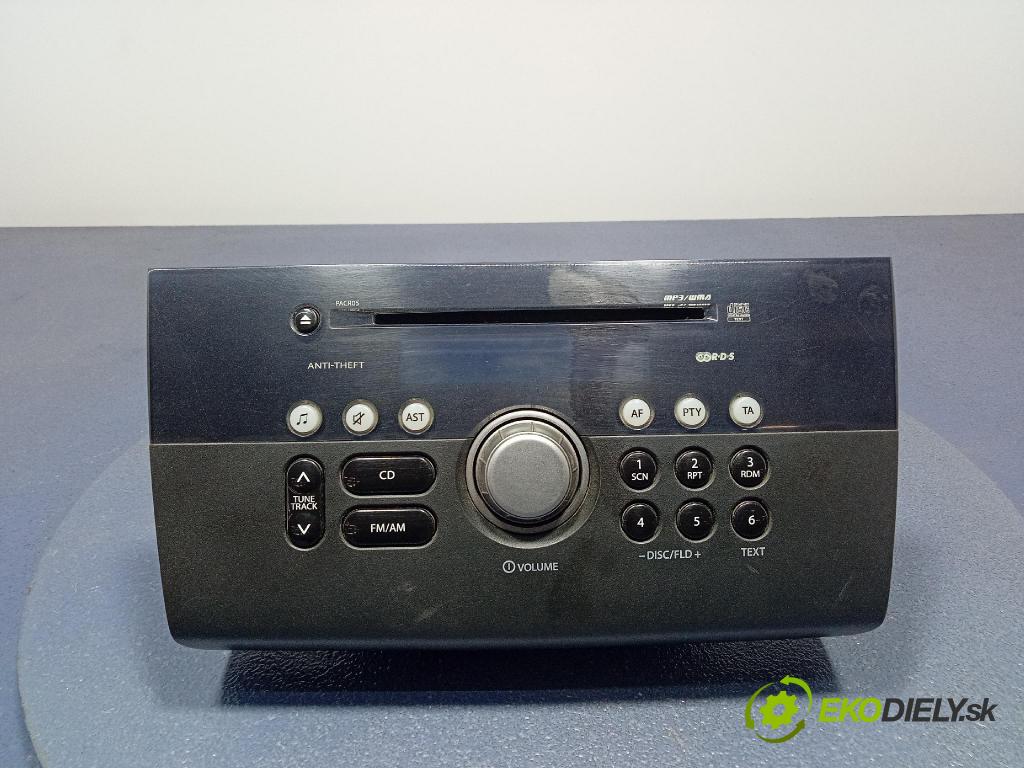 Suzuki Swift 2009 Radio I Navigace: 39101-62J2