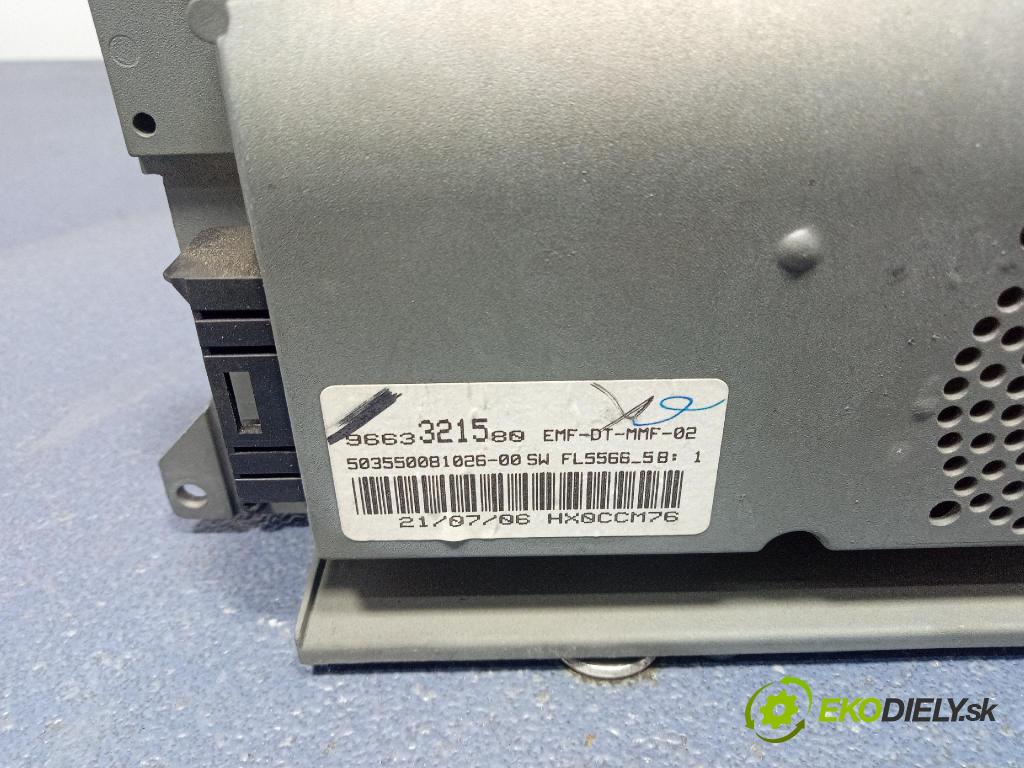 Citroen C5 2007 displej Radio / GPS 9663321580