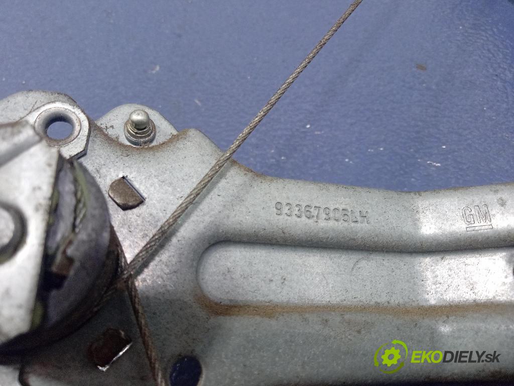 Opel Meriva 2006 mechanismus stahování Sklenka: Zad: Levý: 93367905