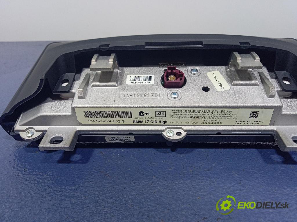 Bmw Seria 3 2014 displej Radio / GPS 9292248