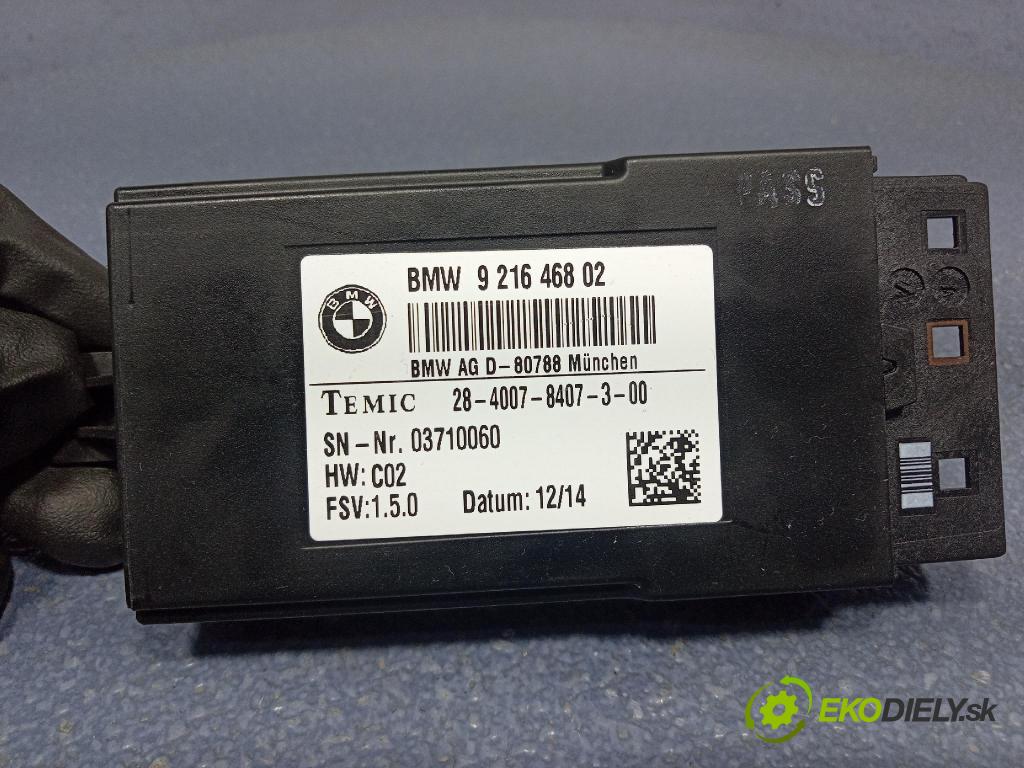 Bmw Seria 3 2014 riadiaca jednotka Sedadlo: 9216468