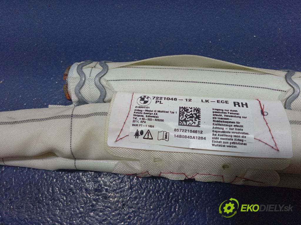 Bmw Seria 3 2014 Airbag: Záclona: x 7221046