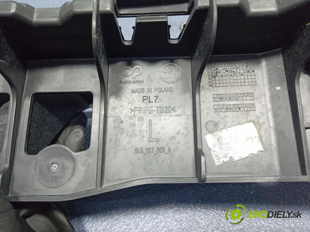 Skoda Yeti 2015 Upevnění: narazník 5L6807863A