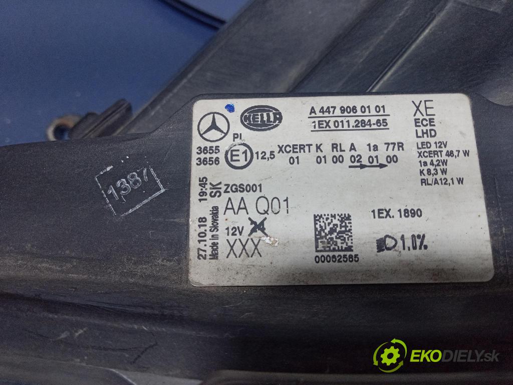 Mercedes V-Klasa 0 světlo Levý: a4479060101