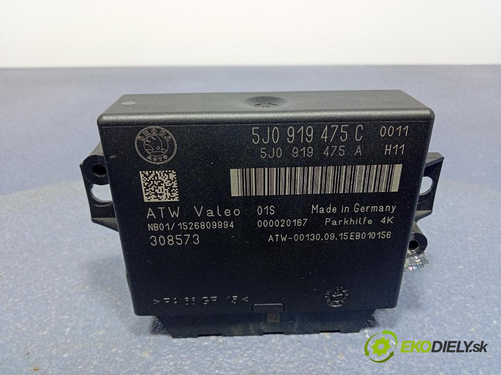 Skoda Yeti 2015 snímač / řídící jednotka PDC 5J0919475C