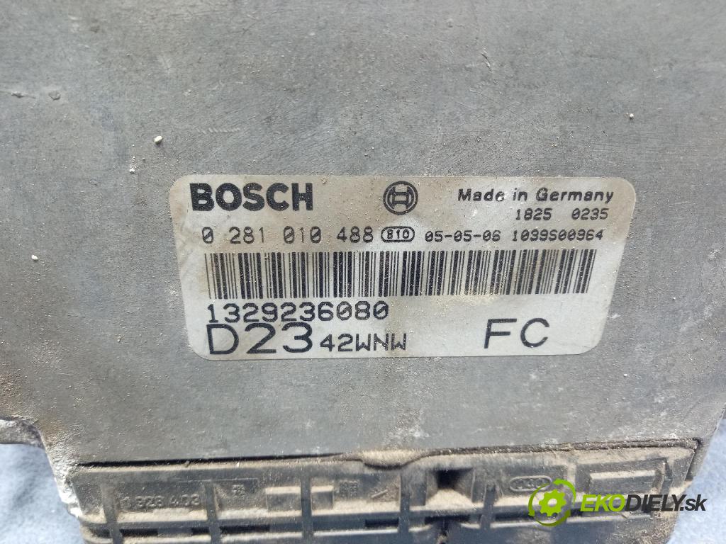 Fiat Ducato 2005 řídící jednotka Motor: 1329236080