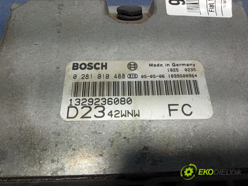 Fiat Ducato 2005 řídící jednotka Motor: 1329236080