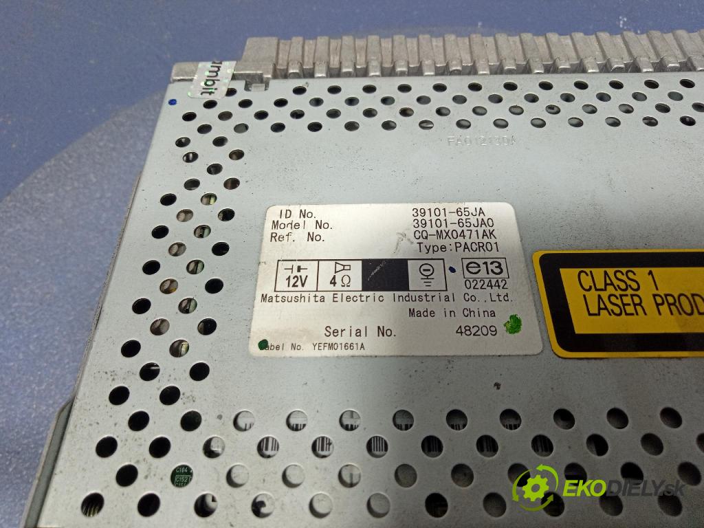 Suzuki Grand vitara 2006 Radio I Navigace: 39101-65JA