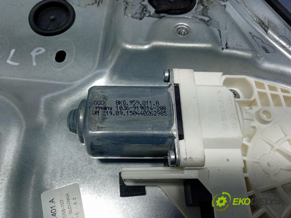 Skoda Yeti 2015 mechanismus stahování Sklenka: před Levý: 5L0837401A