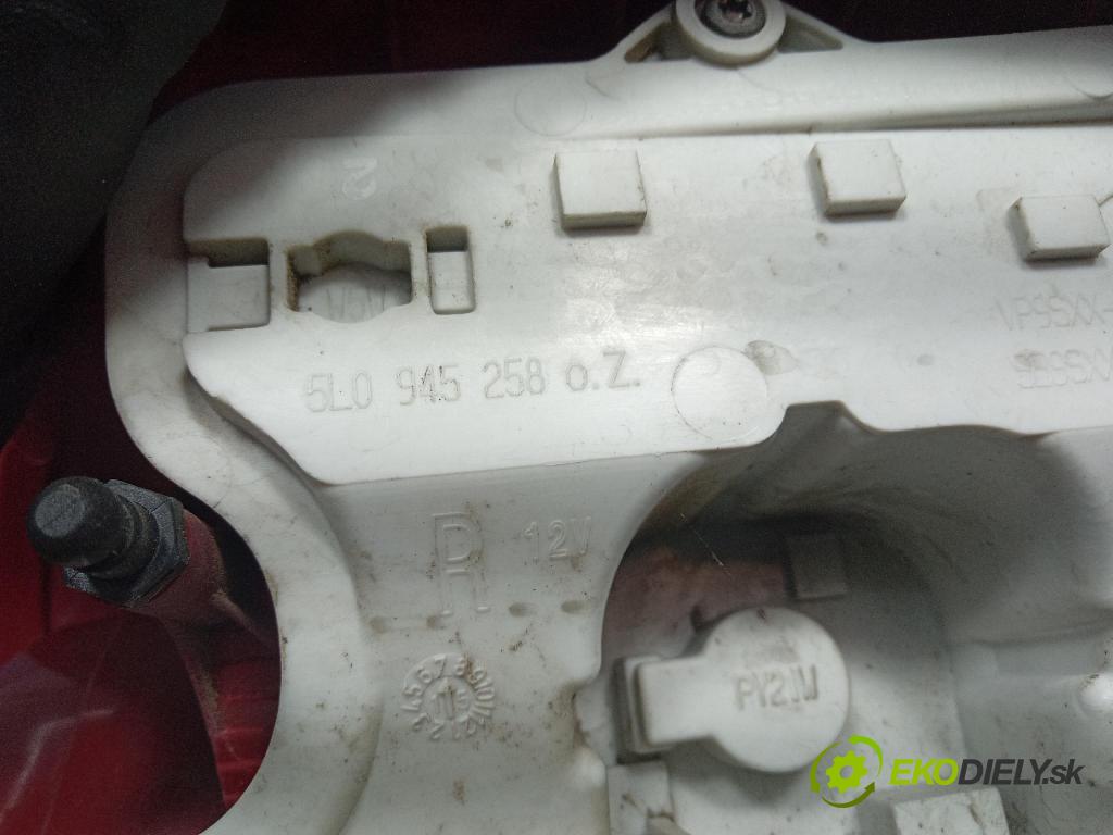 Skoda Yeti 2015 světlo Zad: Práva: Mimo: 5L0945096B