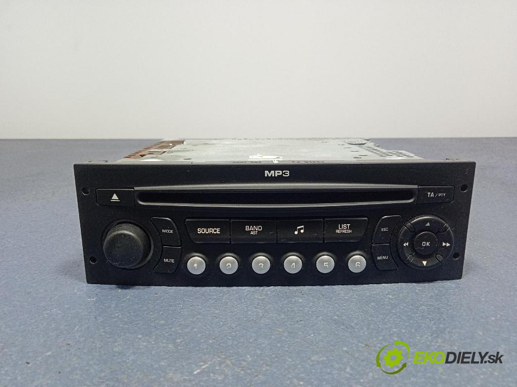 Citroen C4 picasso 2007 Radio I Navigace: 96637348XT