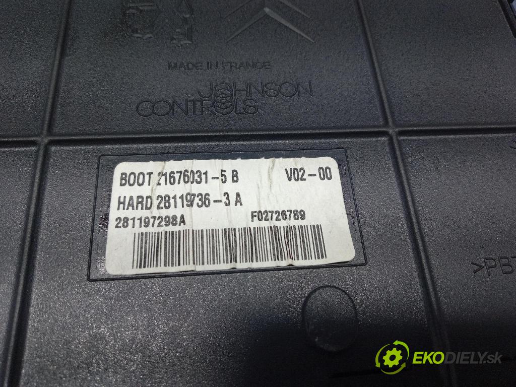 Citroen C5 2007 skříňka Pojistky 9663510280
