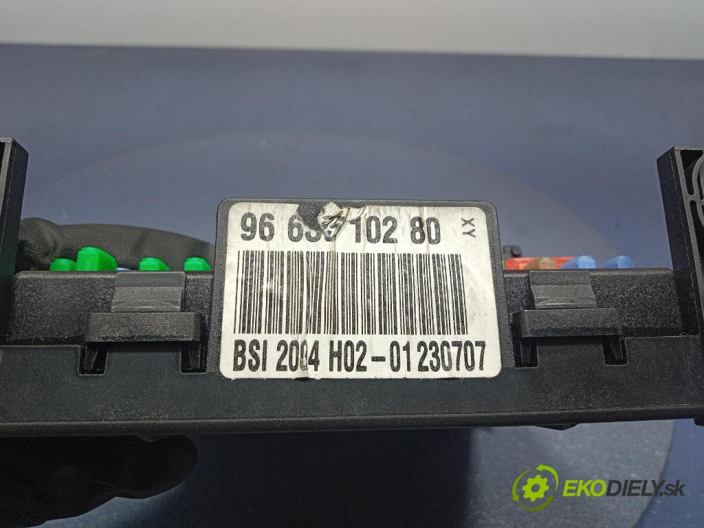 Citroen C5 2007 skříňka Pojistky 9663510280