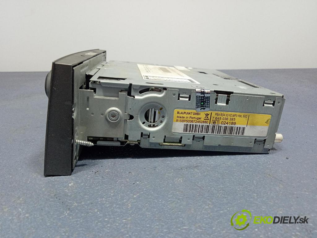 Citroen C5 2007 Radio I Navigace: 9660647977