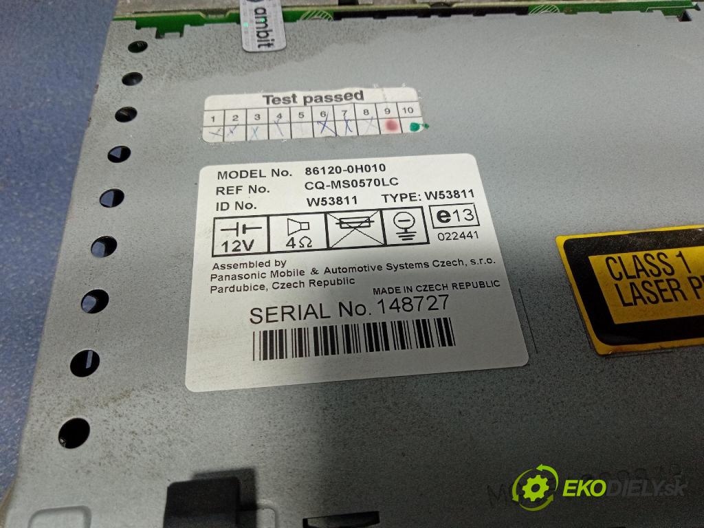 Toyota Aygo 2005 Radio I Navigace: 86120-0H010