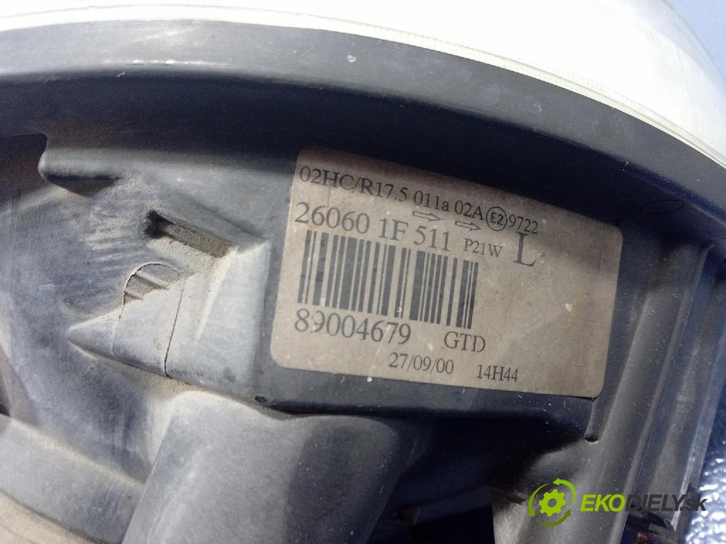 Nissan Micra 2000 světlo Levý: 260601F511