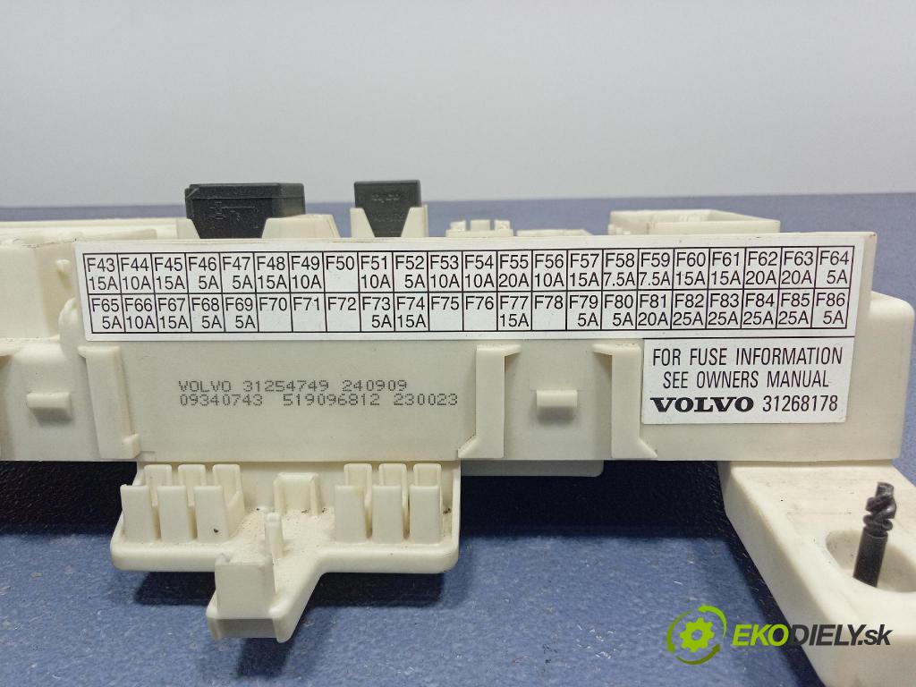 Volvo C30 2009 skrinka Poistky: 31268178