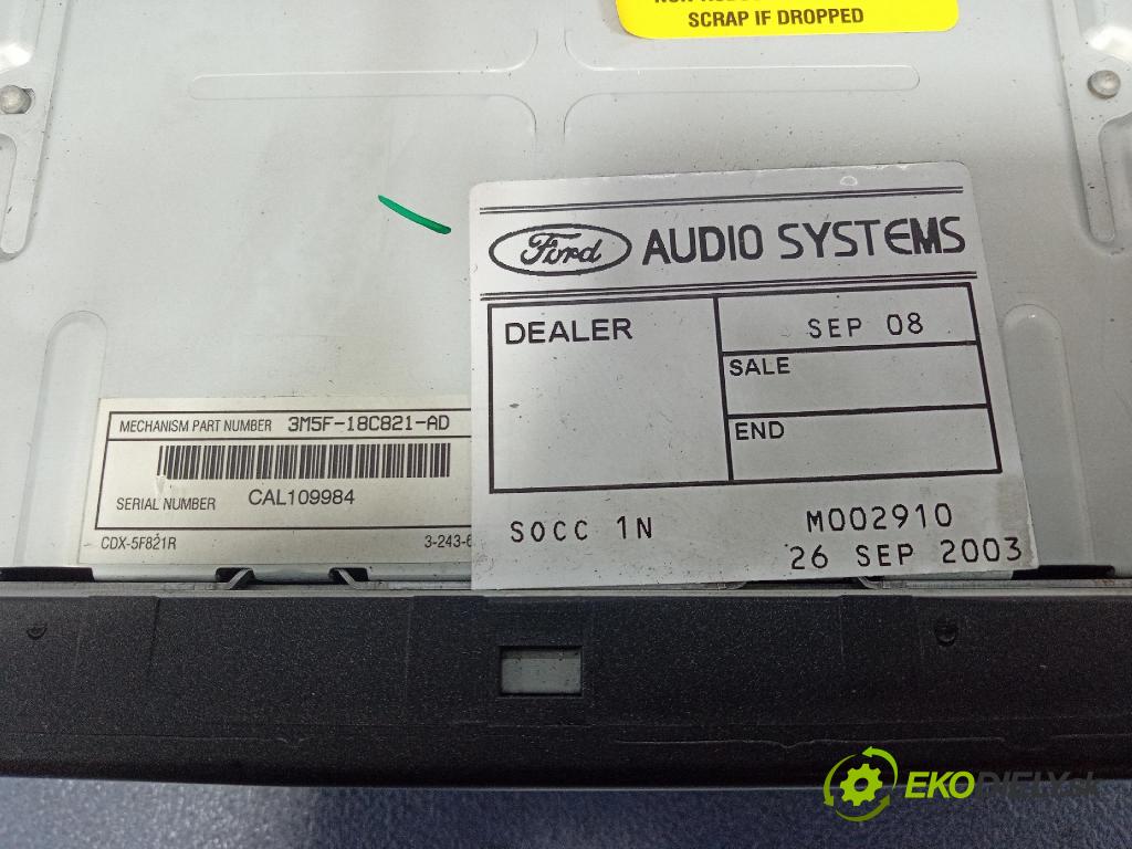 Ford C-max 2005 Radio I Navigácia: 3M5T-18C815-EF
