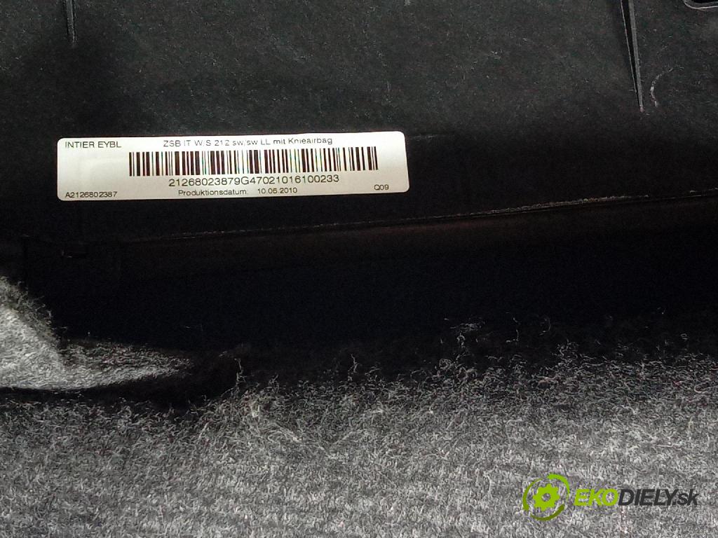 Mercedes E-klasa 2010 kokpit,pristrojová doska A2126802387