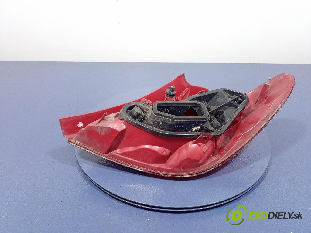 Peugeot 207 2006 svetlo / reflektor zad ľavá Vonkajsia: 9649986680