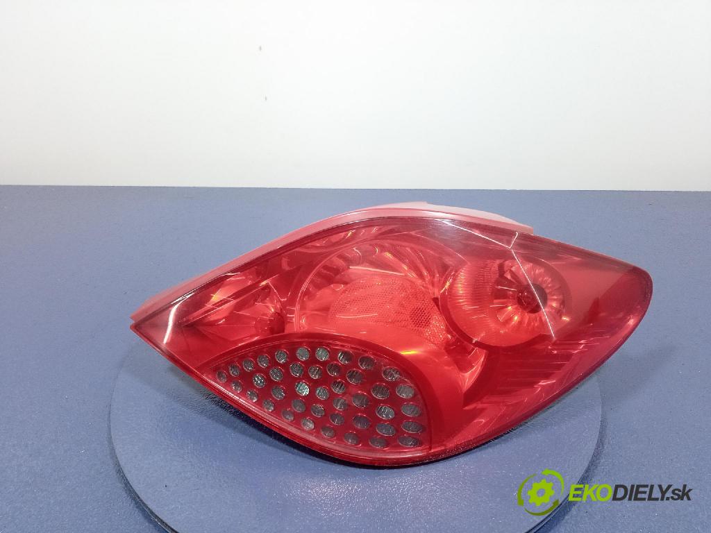 Peugeot 207 2006 svetlo / reflektor zad Prava: Vonkajsia: 9649986580