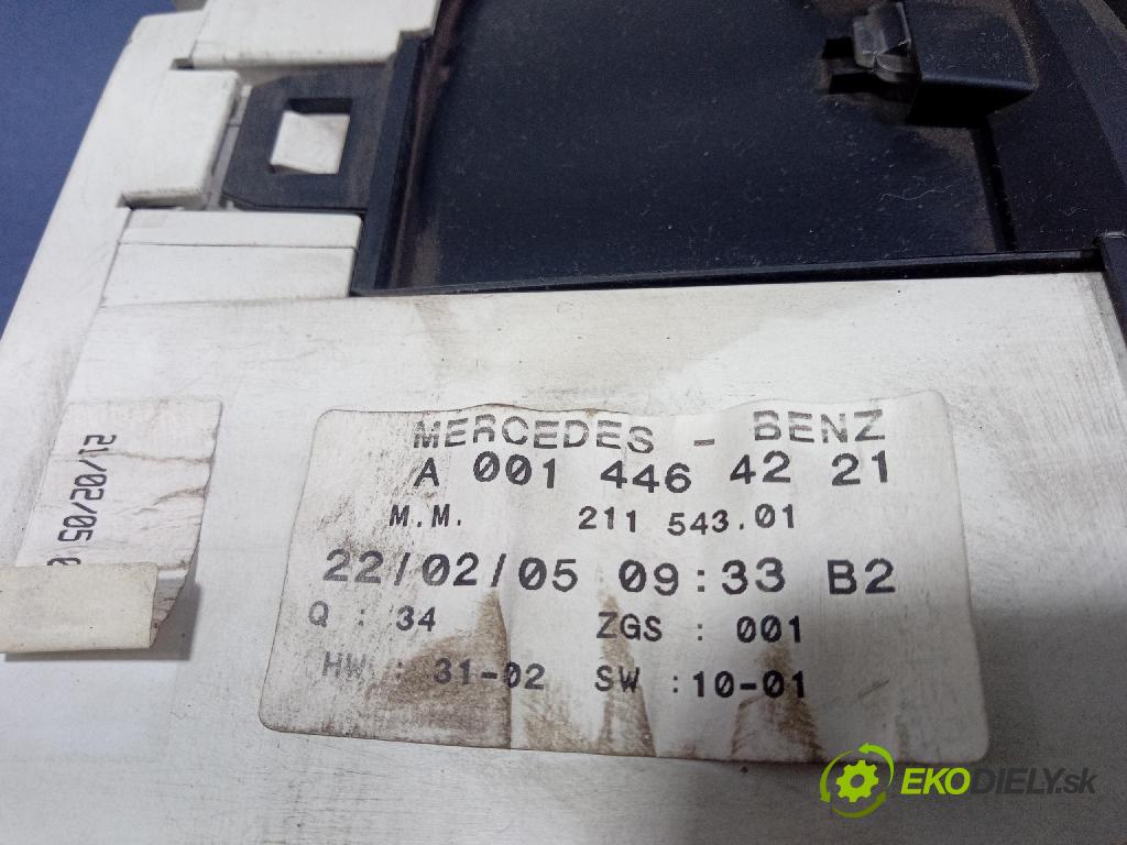 Mercedes-benz Vito 112 2.2 cdi 2001 prístrojovka/ budíky A0014464221
