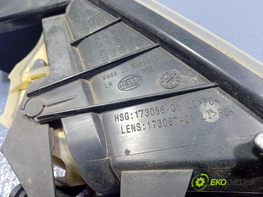 Skoda Fabia 2010 Halogen Vľavo: 5J0941699B