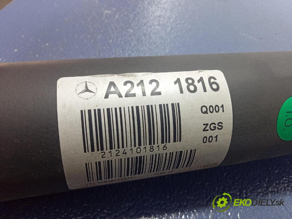 Mercedes E-klasa 2010 Hřídel: Šoférovanie: A2121816