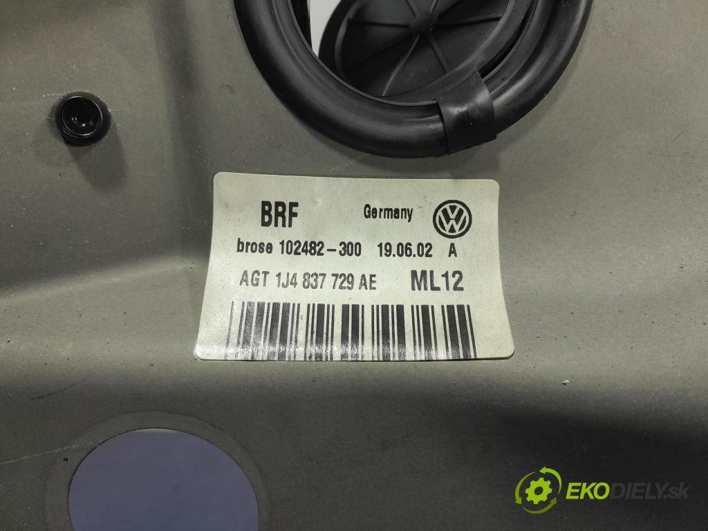 Vw Golf 2002 mechanizmus okna Okná: Predné Vľavo: 1J4837729AE