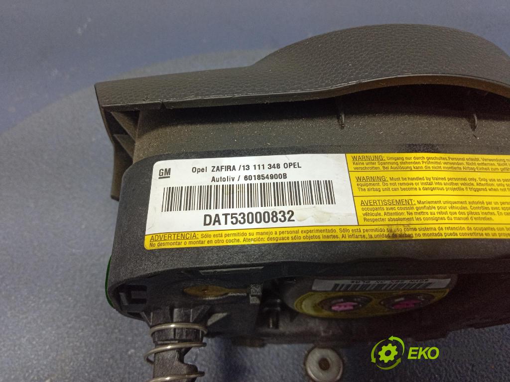 Opel Zafira 2006 Airbag: Řidiči: x 13111348